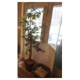 Artificial Tree in Planter,approx 64"H&Lg Planter