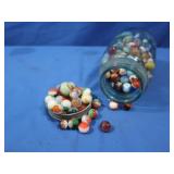 Vintage Glass Marbles,Some Shooters