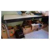 Lg Metal Table 84x30x29"H,wobbly