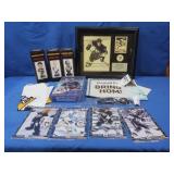 Pgh Penguins Lot(Framed pic,trading card,Bobble