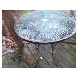 Mosaic Top Side Table 24x28"