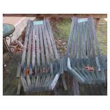 Wooden Deck Chairs,needs refinished