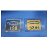 2 Vintage Metal Dept Forest&Waters PA 1962&1963