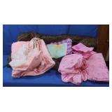 Quilt 92x96","Princess" Twin Sheet Set&Pink
