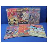 6 Vintage Mickey Mouse&Donald Duck Story