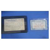 2 Vintage CA 1922 Hunter Tag&ME Hunter Tag 1919