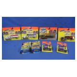 4 Matchbox Super Rigs,2 Matchbox 75 Challenge&2