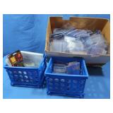 Lg Lot of Plastic Trading Cards Holders