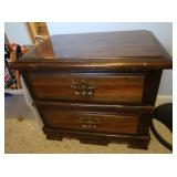 Wooden Nightstand 25.5x16.5x10"H,scratches