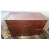 2 Drawer Storage Cabinet 24x11.75x16"H,particle