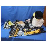 Pgh Penguins Lot(Banners,Stuffed Penguin&more)