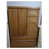 Wooden Armoire 36x17x54"