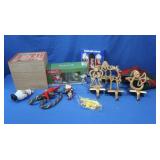 Christmas Decor-Brass Stocking hangers,Hand