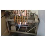 Tom Lee Tool 30" Lathe w/Tool on Stand(Works)