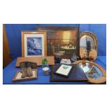 Wood Framed Pictures,Mirrors,Shelf&other Home