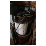 Elecrical Cable w/Outlet Box,lg PVC Pipe&more