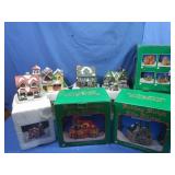Lighted Porcelain Christmas Houses