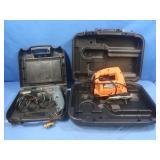 Shoe Source Jigsaw w/Case&Clarke Hammer Drill