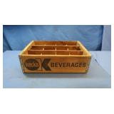 Vintage Kecks Beverages Wooden Crate
