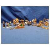 Vintage Wooden Christmas Ornaments,Vintage Avon