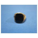 10K Onyx Ring,5.8gr,Size 10