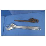 24" Crescent Wrench,17" Pipe Wrench