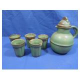 Vintage Frankoma Pottery Guernsey(Prairie Green