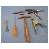 Vice Grips,Screwdriver,Hammer&more