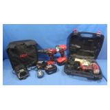 2 Skil 18V X-Drive Cordless Drill Drivers