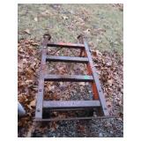 Metal Cart w/Wooden Handles-6