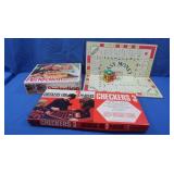 Games,Perfection,Checkers,Vintage Monopoly