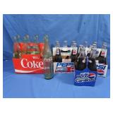 16 oz Coke Bottles&12 oz Pepsi Bottles(unopened)