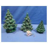 Small Ceramic Christmas Trees&more