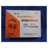Vintage Ashidavox ST-1 Hi-Fi Steramaphone Headset