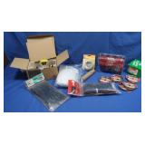 Doorknob Sets-some NIP,Hair Wire-some NIP,Lamp