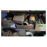 Shelf Contents-Clamps,Couplings,Wire&more