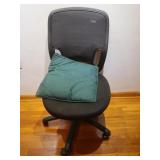 Adjustable,Swivel Base, Wheeled Office Chair-36"H