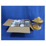 Proctor Silex Citrus Juicer,Mason Canning Jars