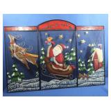 Decorative Christmas Fireplace Screen