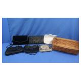 Longaberger Basket, 2 Clutch Purses