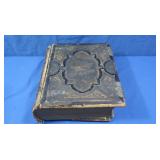 Bible dated 1883 w/Metal Clasp