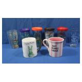 Insulated Lidded Glasses,&Coffee Mugs&more