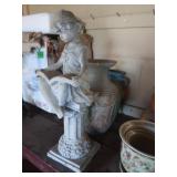 TerrCotta Jug Vases&Garden Statue
