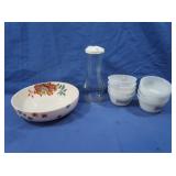 Custard Bowls,Serving Bowl&Salad Dressing Cruet