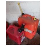 2 Gas Cans-2 gal,5 gal