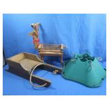 Wooden Sleigh(9x24x6"H),Wooden