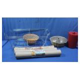 NIP Shelf Liners,Pitcher,Angel Food Pan&more