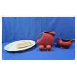 Fiestaware-Platter,Pitcher,Gravy Bowl&more