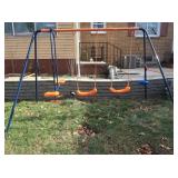 Metal Swing Set-108x60x72"