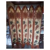 Solid Wood Room Divider-55x68.5"